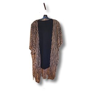 Animal Print Duster by Nasty Gal size 8